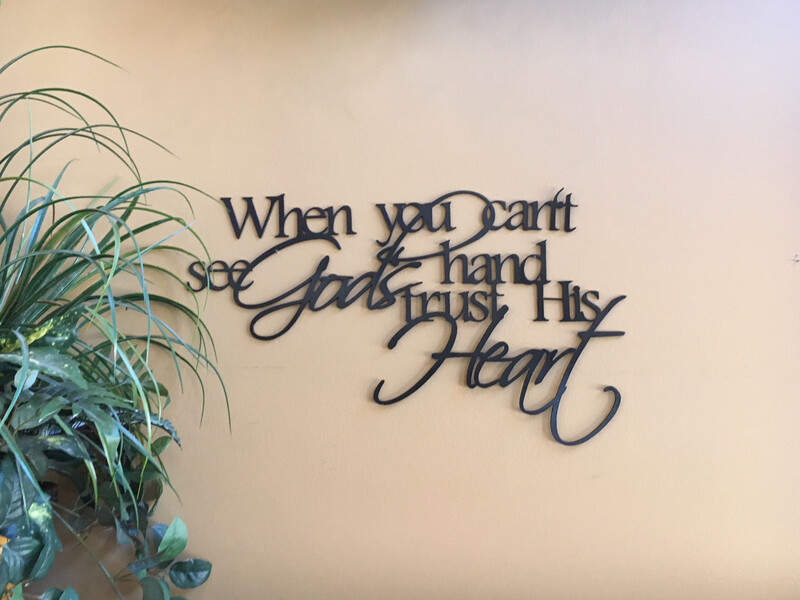When you can&#39;t see God&#39;s hand, trust His heart