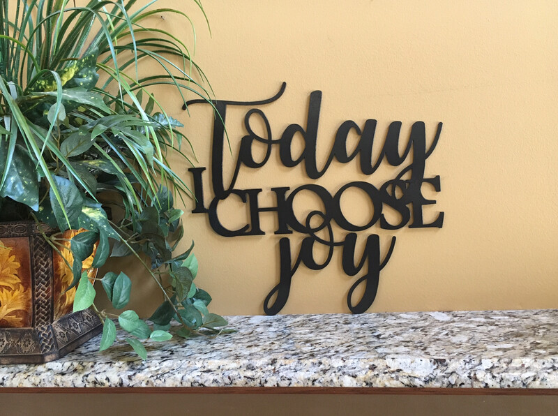 Today I choose Joy