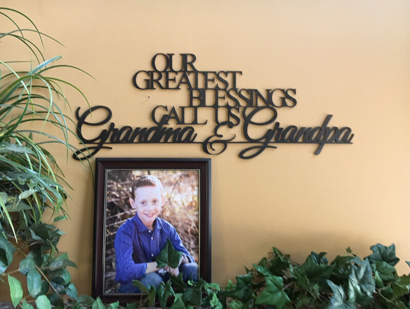 Our greatest blessings call us Grandma &amp; Grandpa
