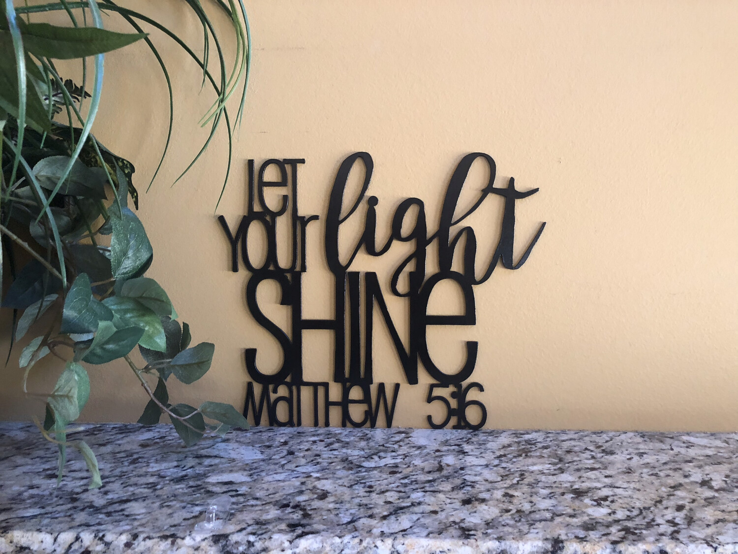 Let Your Light Shine.  Matthew 5:16