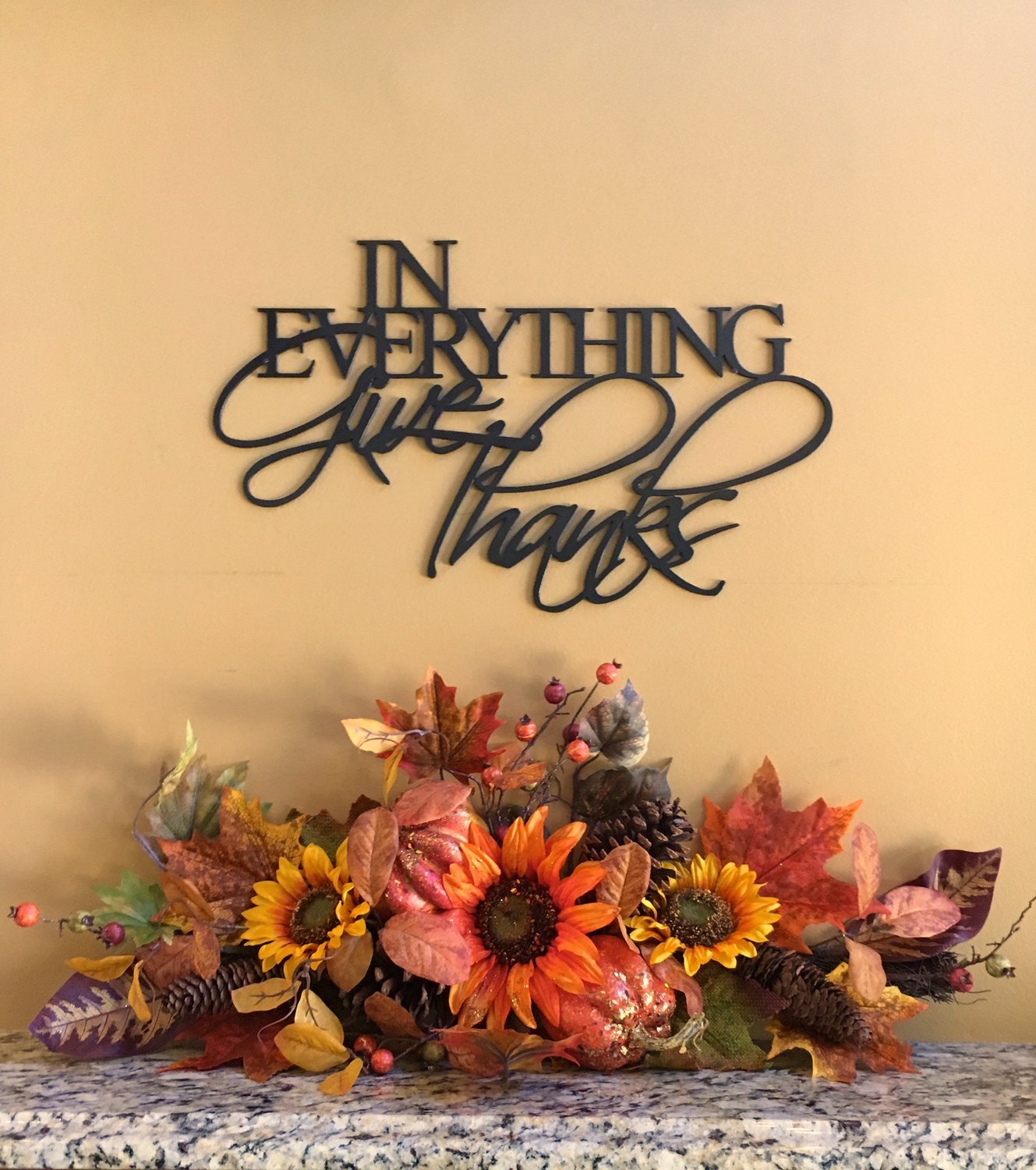 In everything give thanks