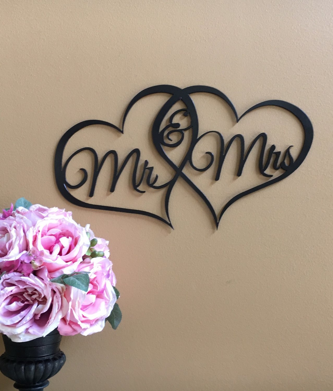 Mr &amp; Mrs (in hearts)