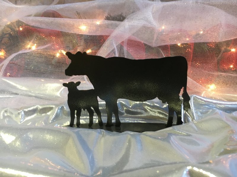 Nativity - Cow &amp; calf