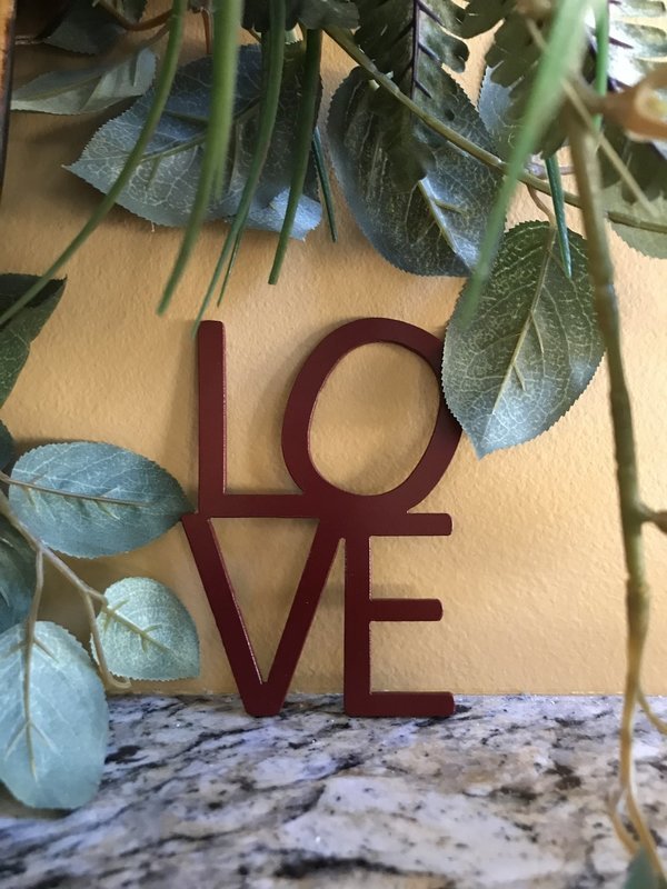 LOVE - stacked (red)