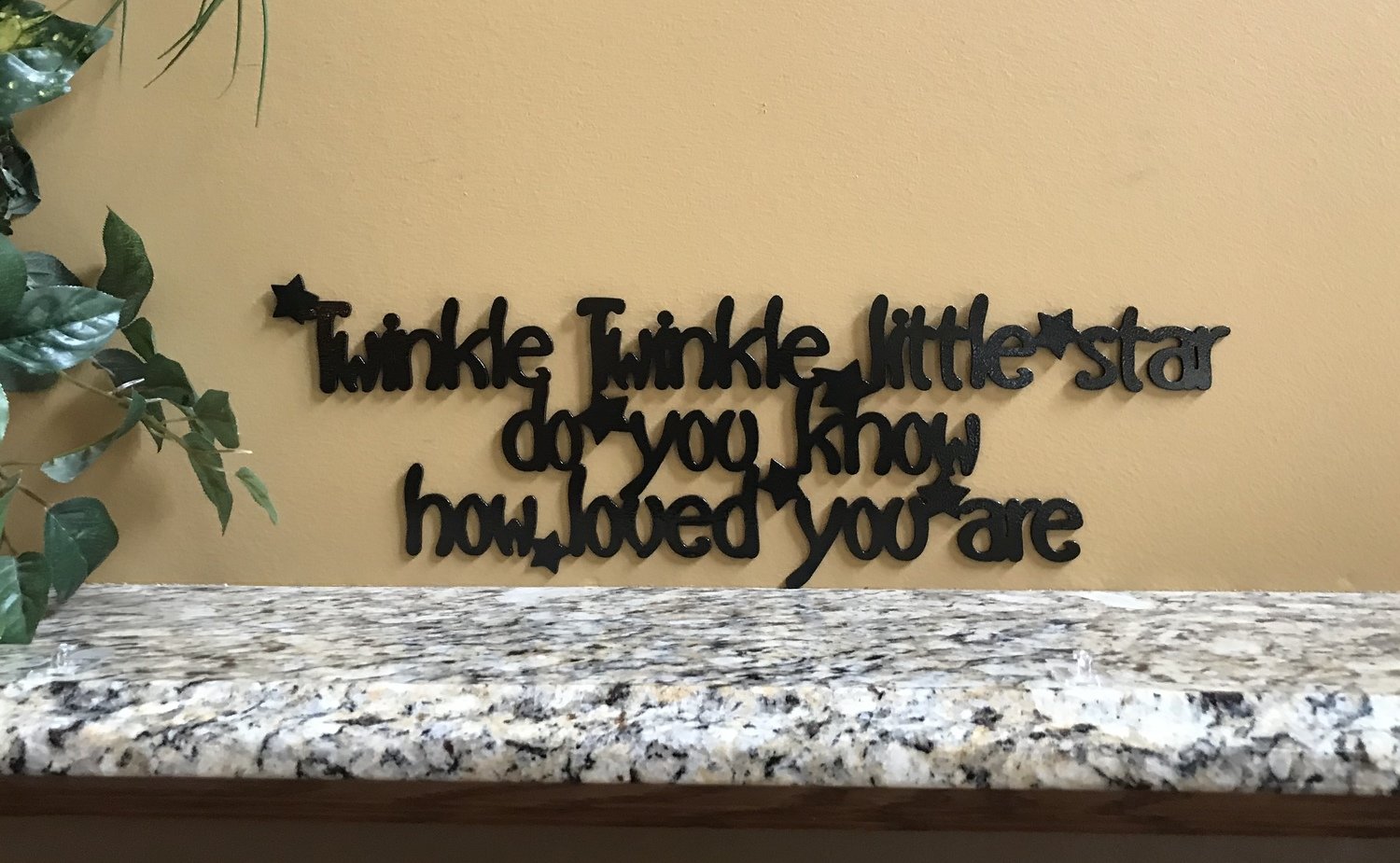 Twinkle twinkle little star do you know how loved you are