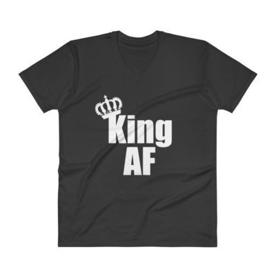 King - White Print T-Shirt