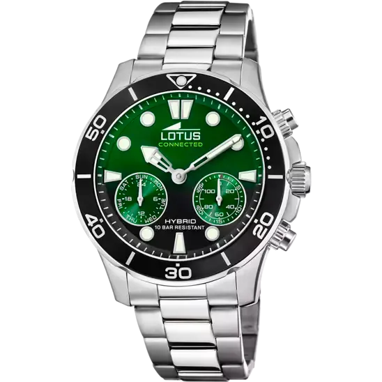 RELOJ DE HOMBRE LOTUS CONNECTED CON ESFERA VERDE