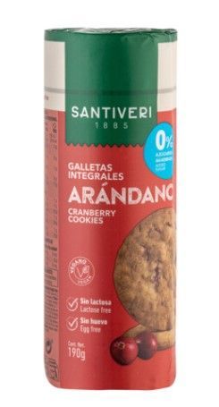 GALLETAS DIGESTIVE ARANDANOS 190G