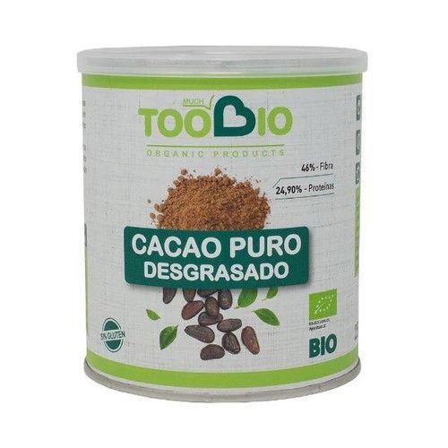 CACAO BIO POLVO SIN GLUTEN 10-12% MAT. GRASA BOTE 250G