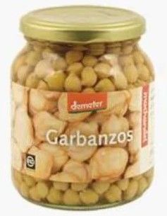 GARBANZOS BIO TARRO 350/230G