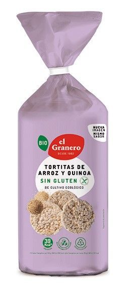 TORTITAS ARROZ Y QUINOA S/GLUTEN 120G