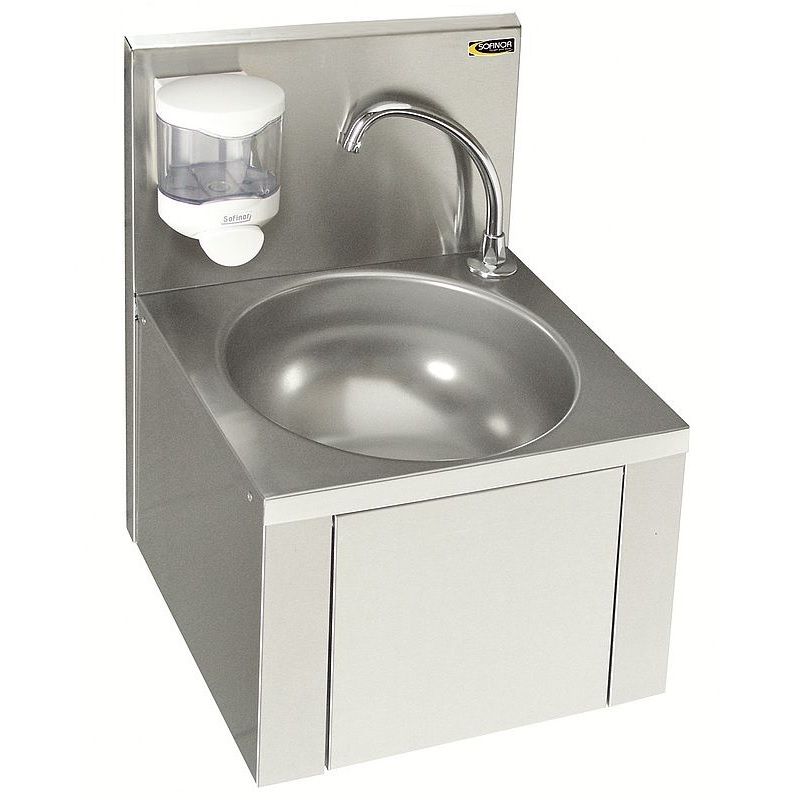 Lave-mains commande fémorale - cuve ronde Ø 305 mm