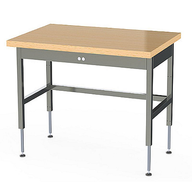 Table à hauteur variable - Spéciale boulangerie - Plateau bois