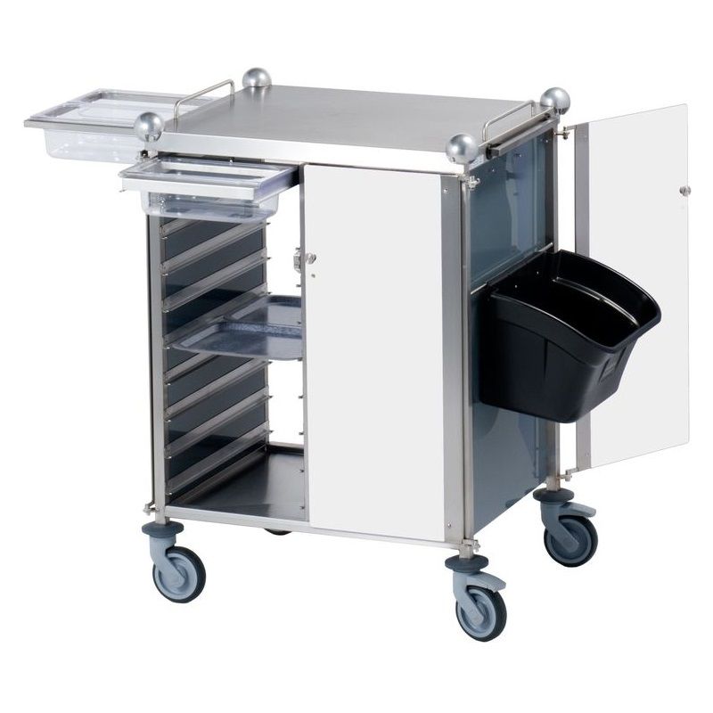ISECO - Servis Evo - Chariot compact - Plateaux GN 1/2