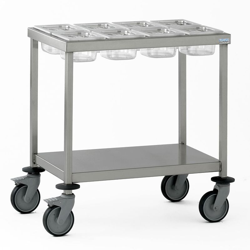 Tournus - Chariot à épices avec bacs Tournus - Chariot à épices avec bacs