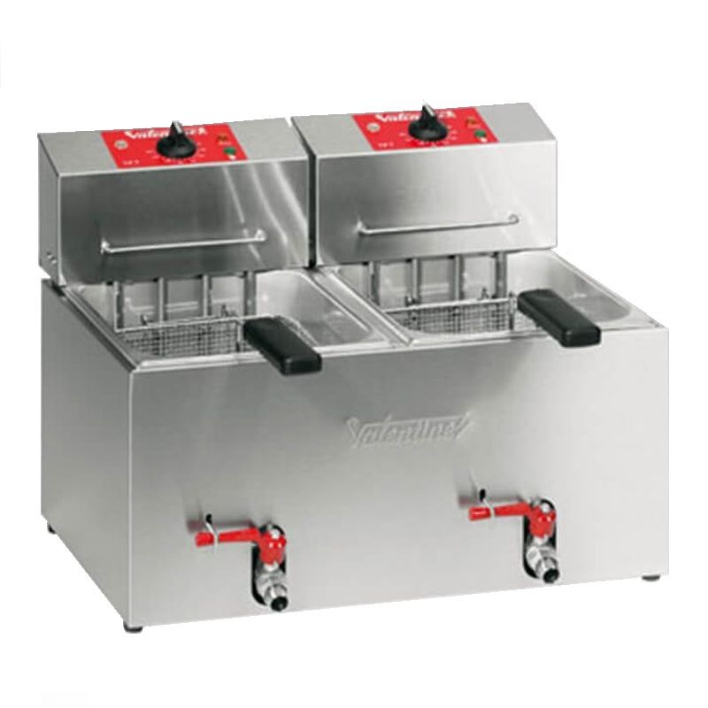 Friteuse de table Valentine Turbo - 7 et 2 x 7 litres