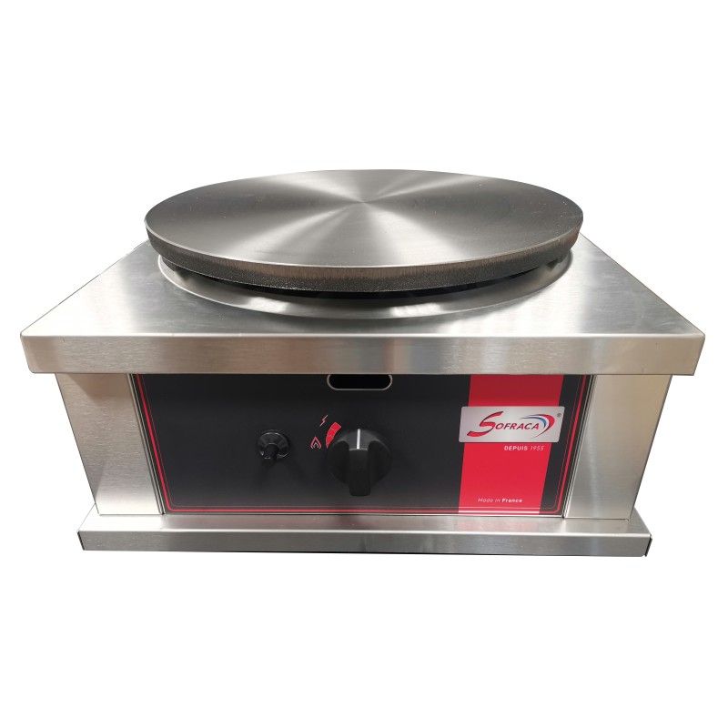 Sofraca - Crêpière gaz carrée - usage intensif