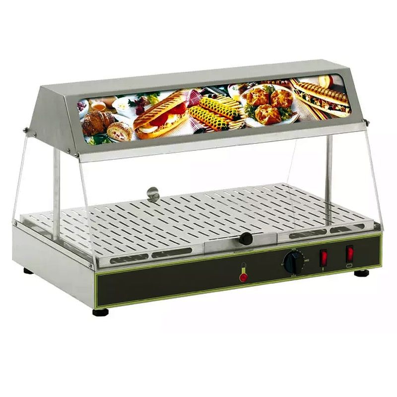 Roller Grill - Vitrine chauffante statique 1 étage