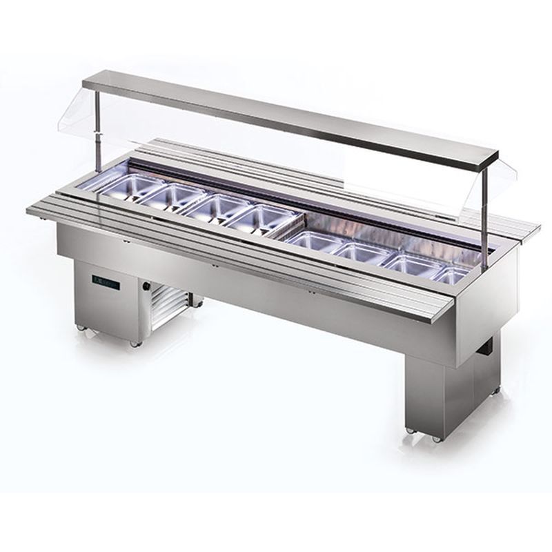 Desserte libre service réfrigérée ventilée