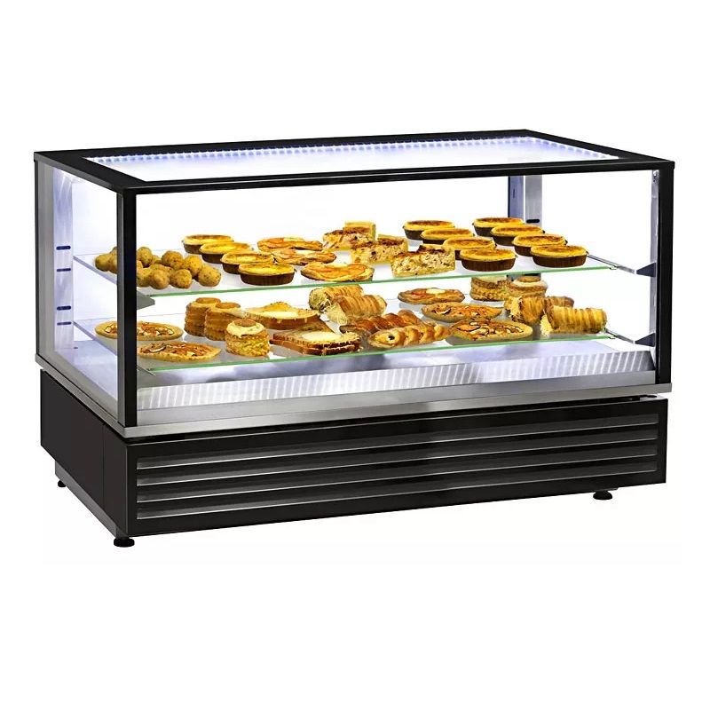Roller Grill - Vitrine chaude ventilée - étagères verre