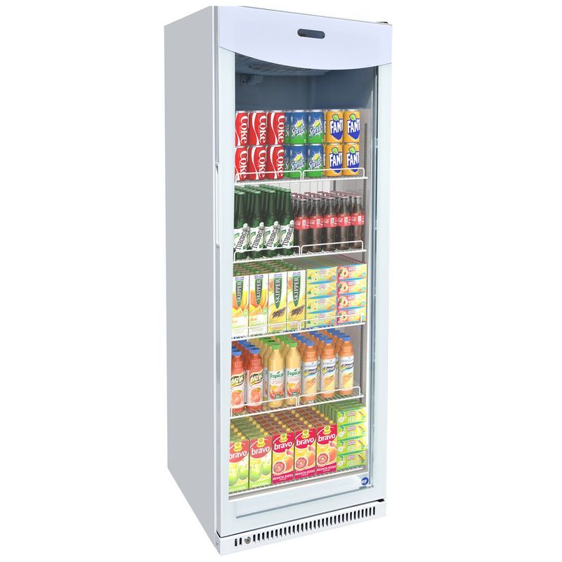 Vitrine verticale positive boissons - 382 litres