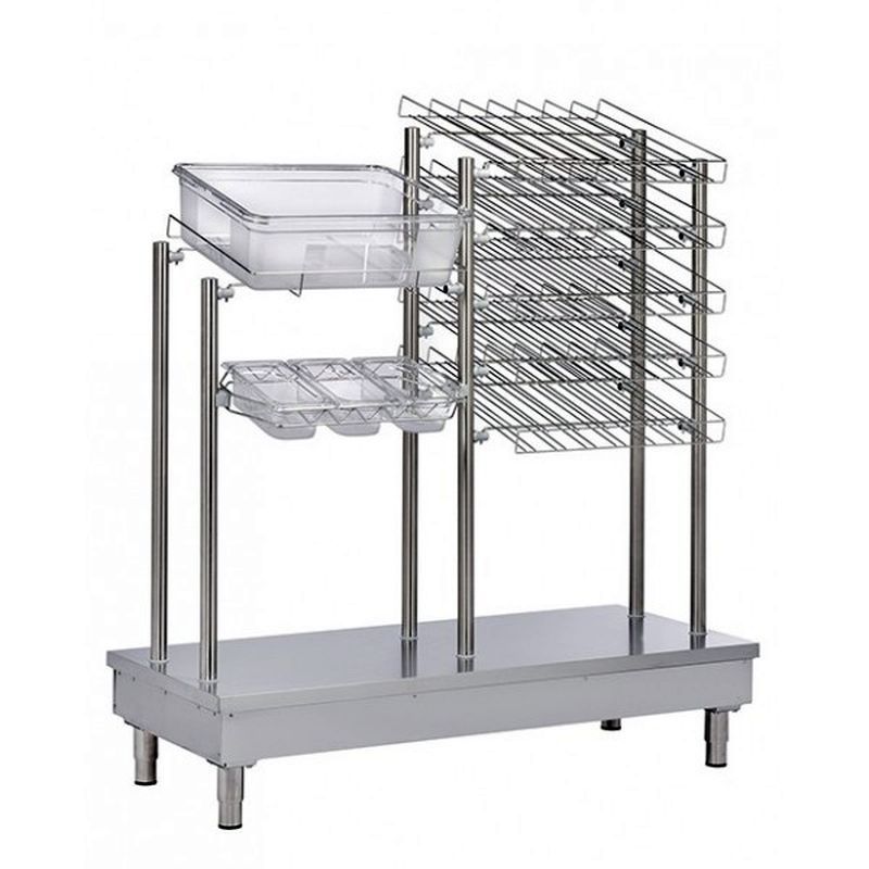 Self service - Distribution plateaux / couverts / verres / pain