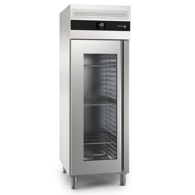 Fagor - Armoire positive porte vitrée - 610 litres - GN 2/1