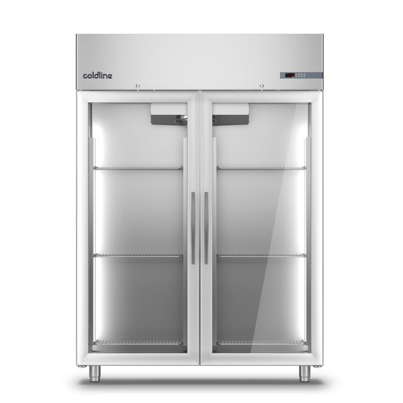 Coldline Master - Armoire négative 1400 L - portes vitrées