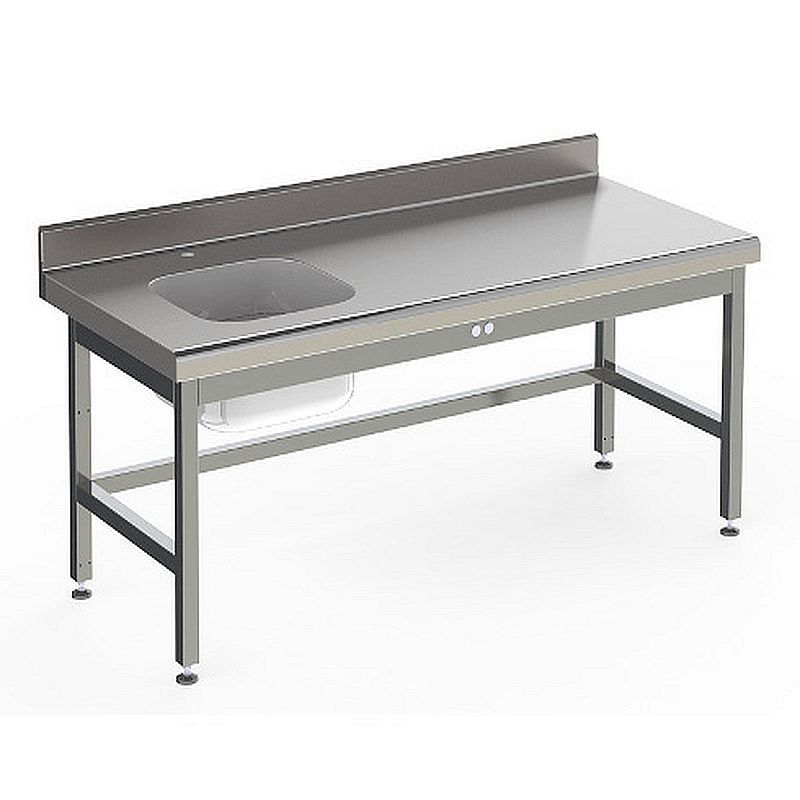 Table avec bac pour PMR - plateau réglable - 230V