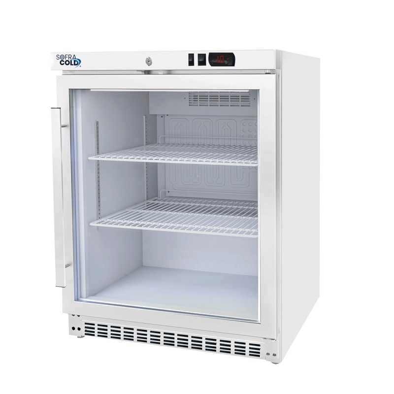 Armoire réfrigérée positive - porte vitrée - 200 litres