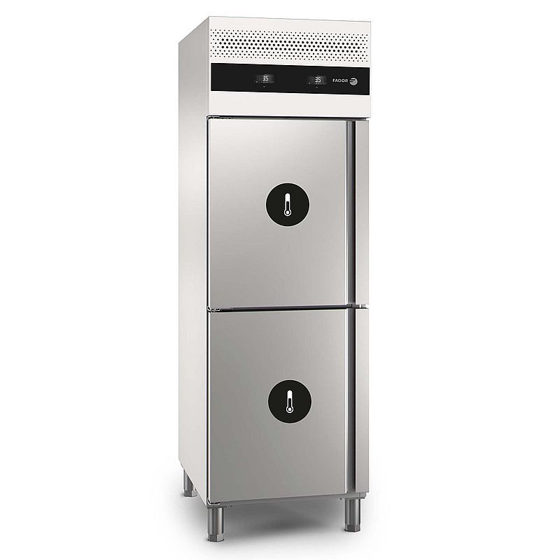 Armoire positive - double température - 2 portillons Armoire positive - double température - 2 portillons
