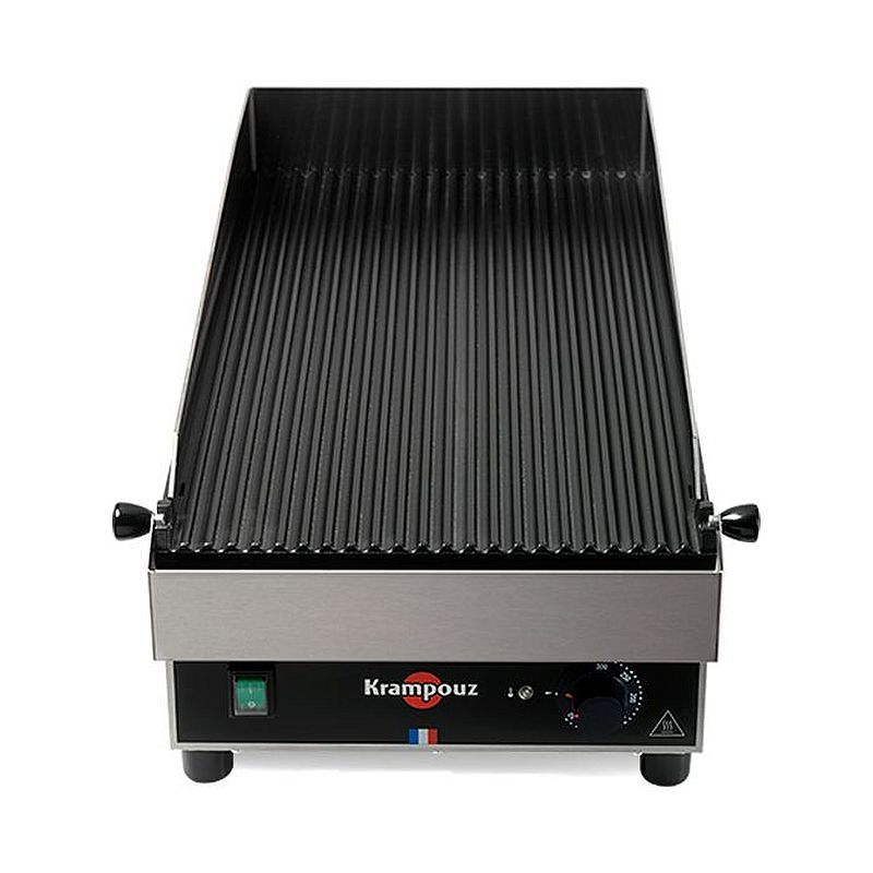 Grill rainuré électrique à poser - sens profondeur