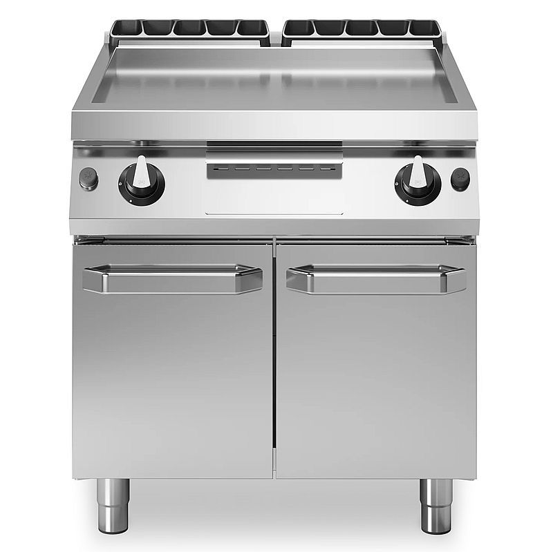 Modular - Roc 700 - Plaque chrome lisse 2 zônes - gaz