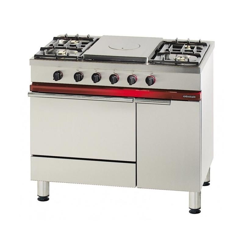 Fourneau 4 feux / PCF / Four gaz gastronorme