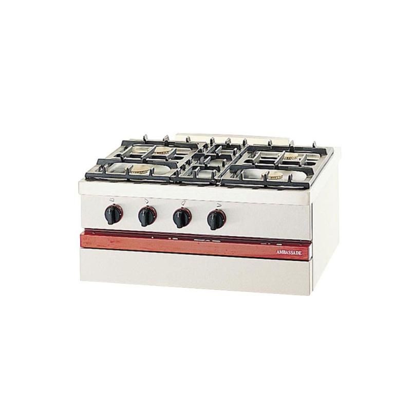 Table de cuisson à poser 4 feux vifs