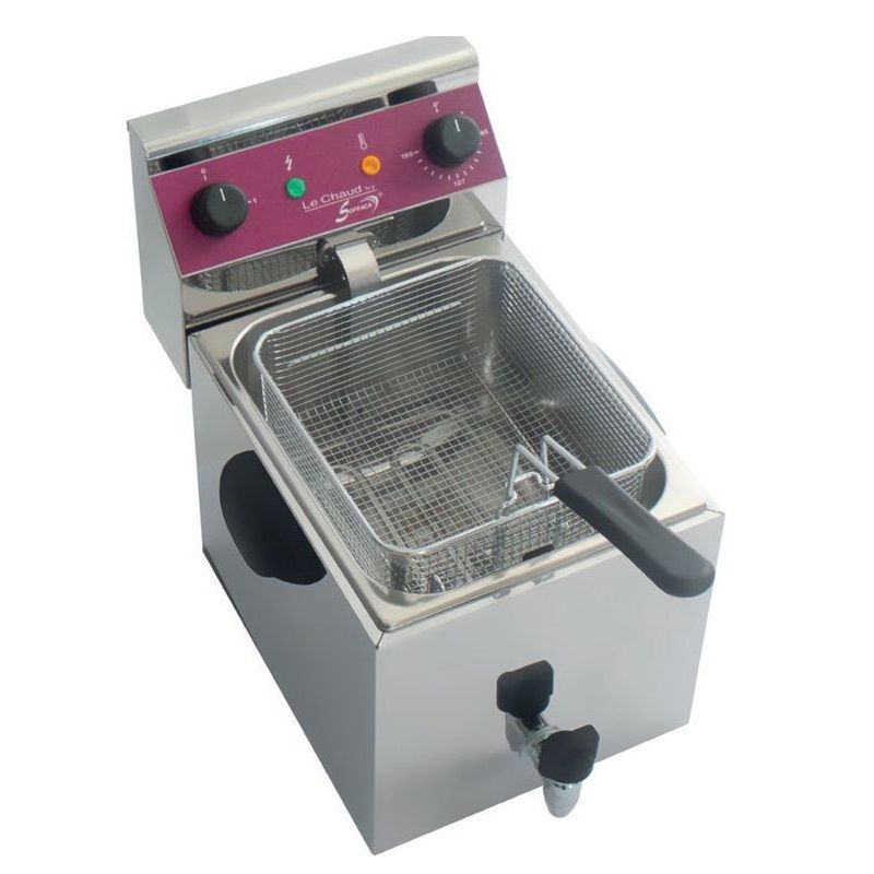 Friteuse de table 8 litres avec vidange Friteuse de table 8 litres avec vidange