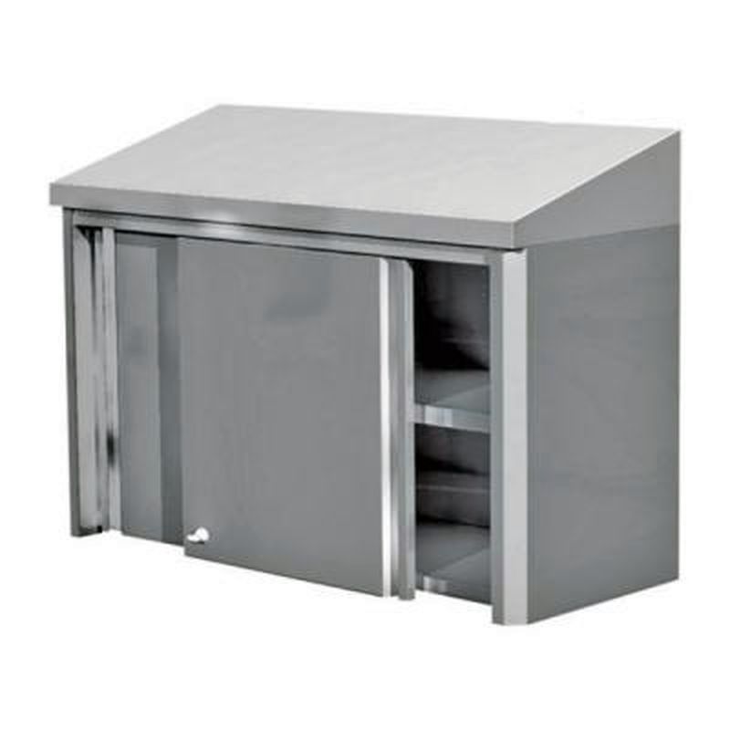 Armoire suspendue portes coulissantes toit incliné