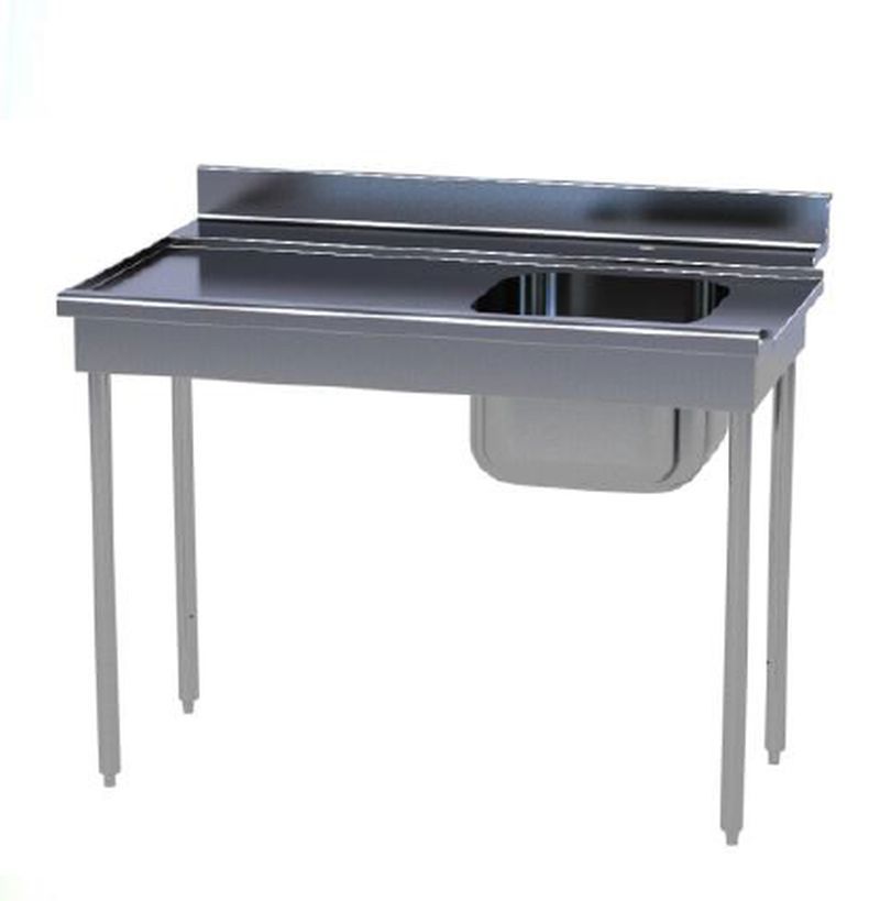 Table entrée lave vaisselle avec bac