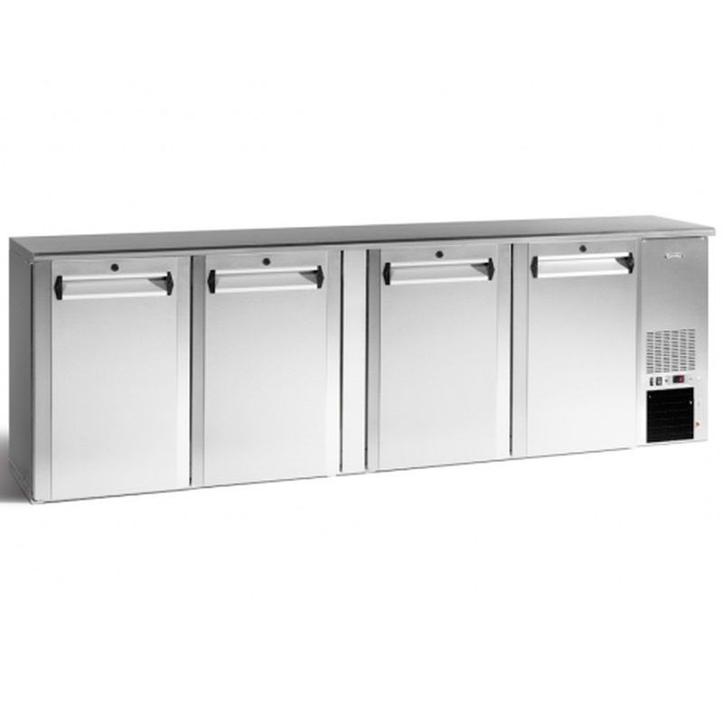 Arrière bar Gamko inox 4 portes