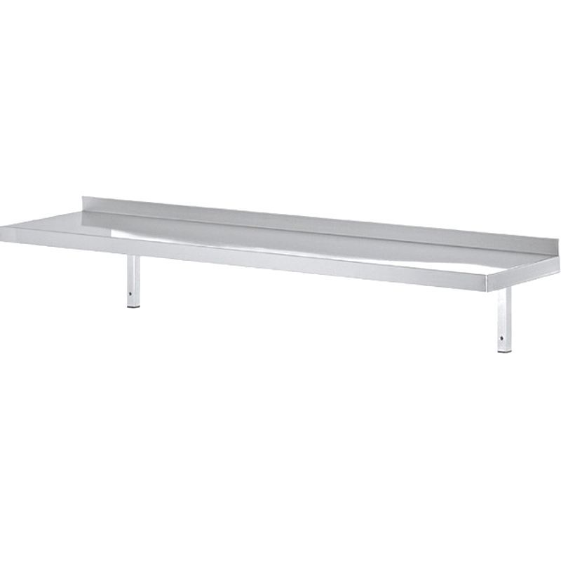 Etagères murales inox sur console