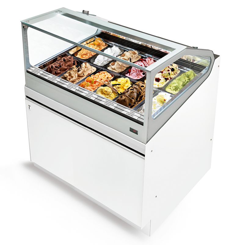 IFI - vitrines comptoir à glaces vitre droite
