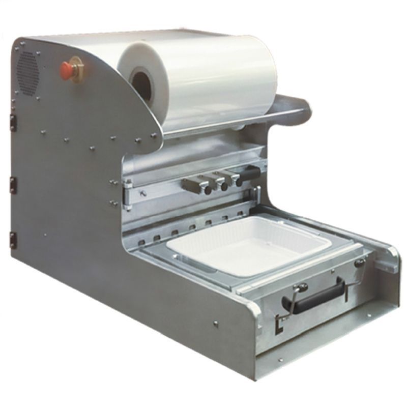 Thermoscelleuse de barquettes semi auto