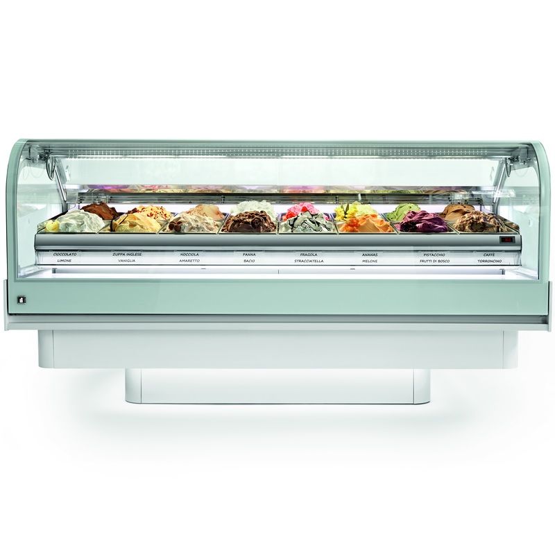 IFI - Vitrine à glaces en bacs panoramique