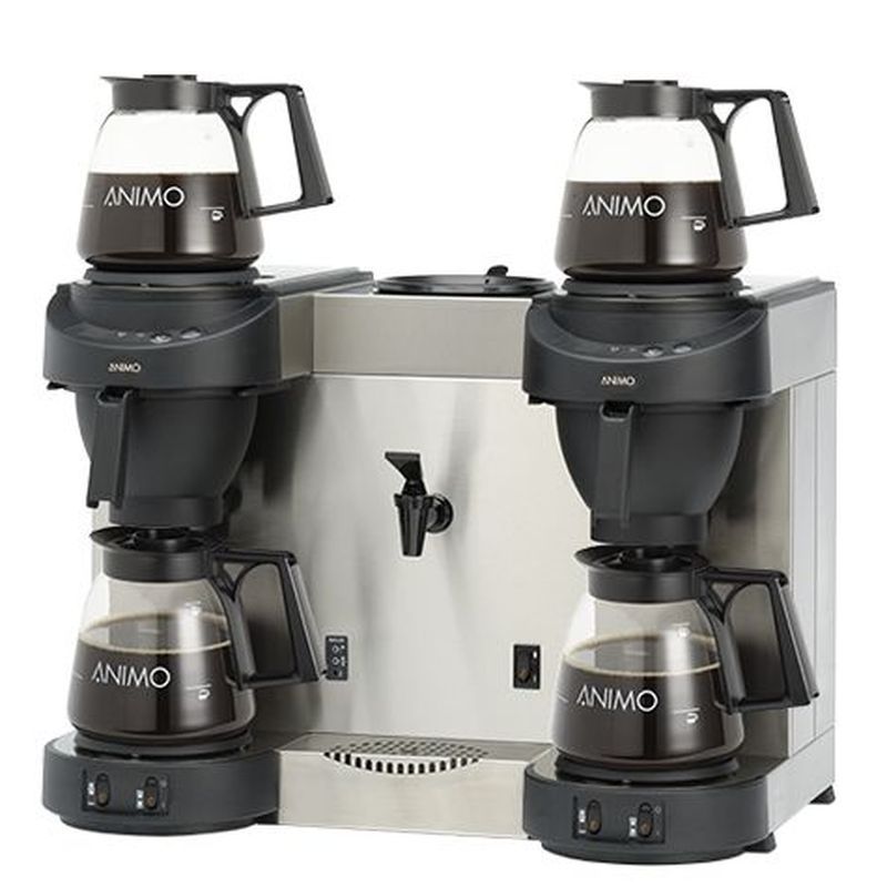 Double production café / eau chaude Double production café / eau chaude