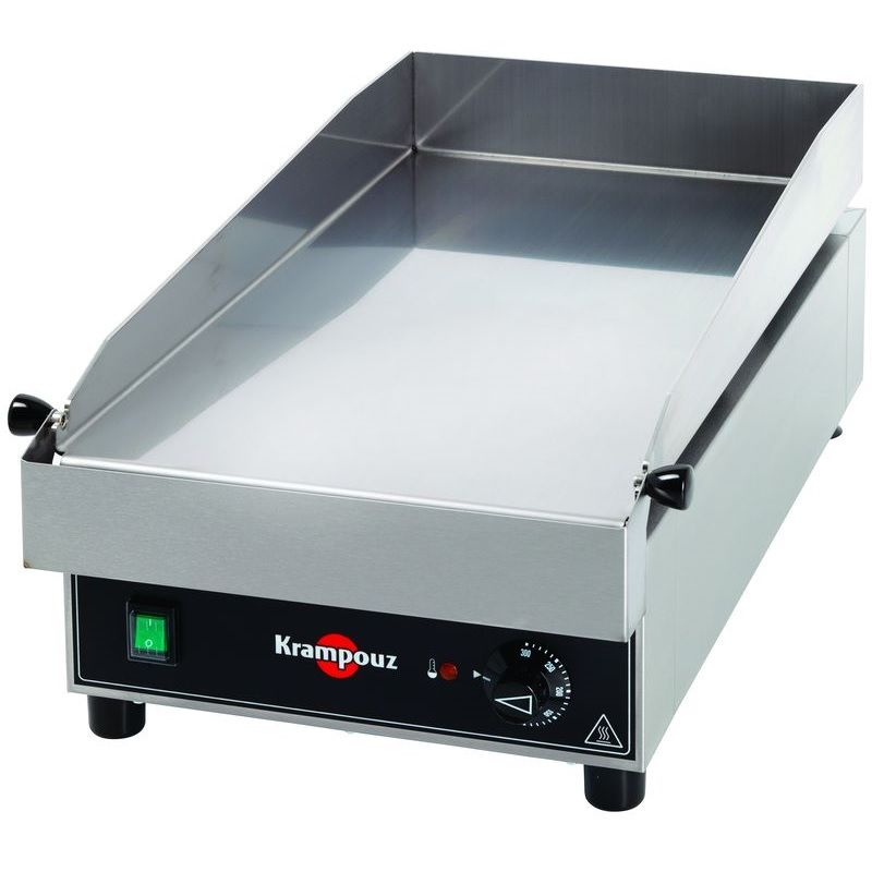 Plancha lisse sens profondeur 100% inox
