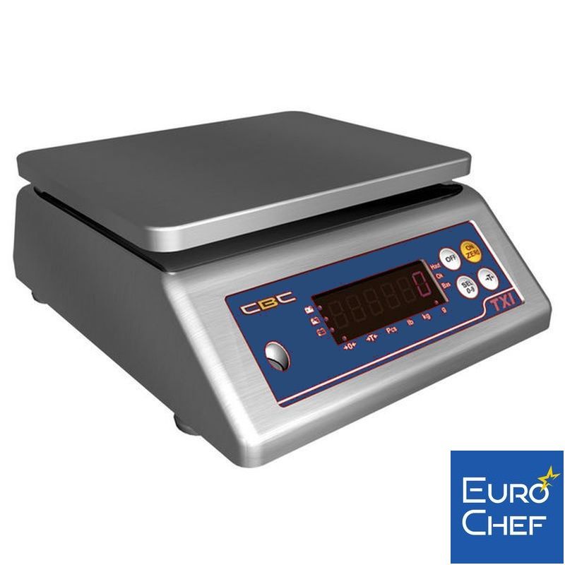 Balance de table compacte tout inox
