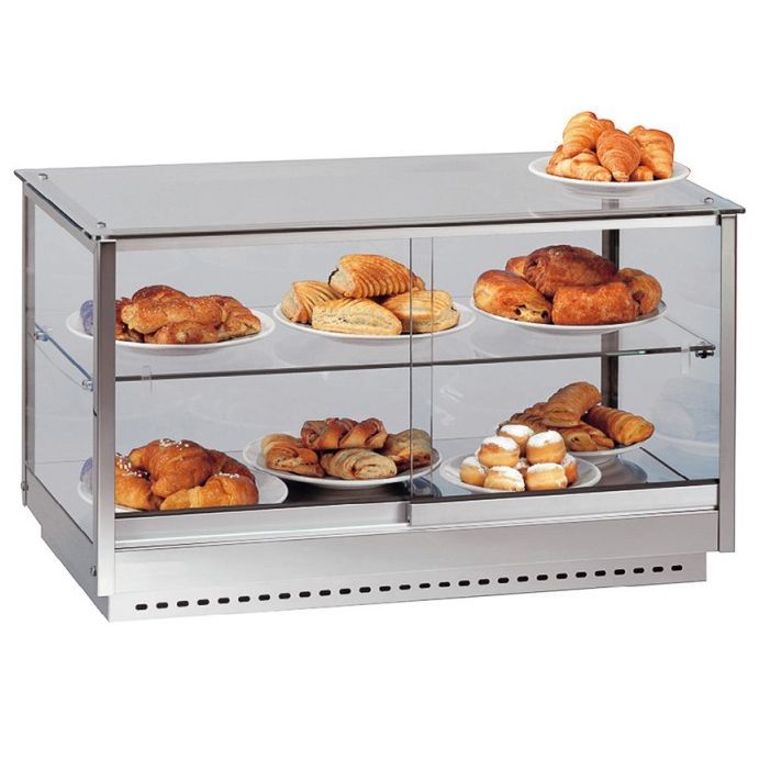 Vitrine chauffante de maintien en température