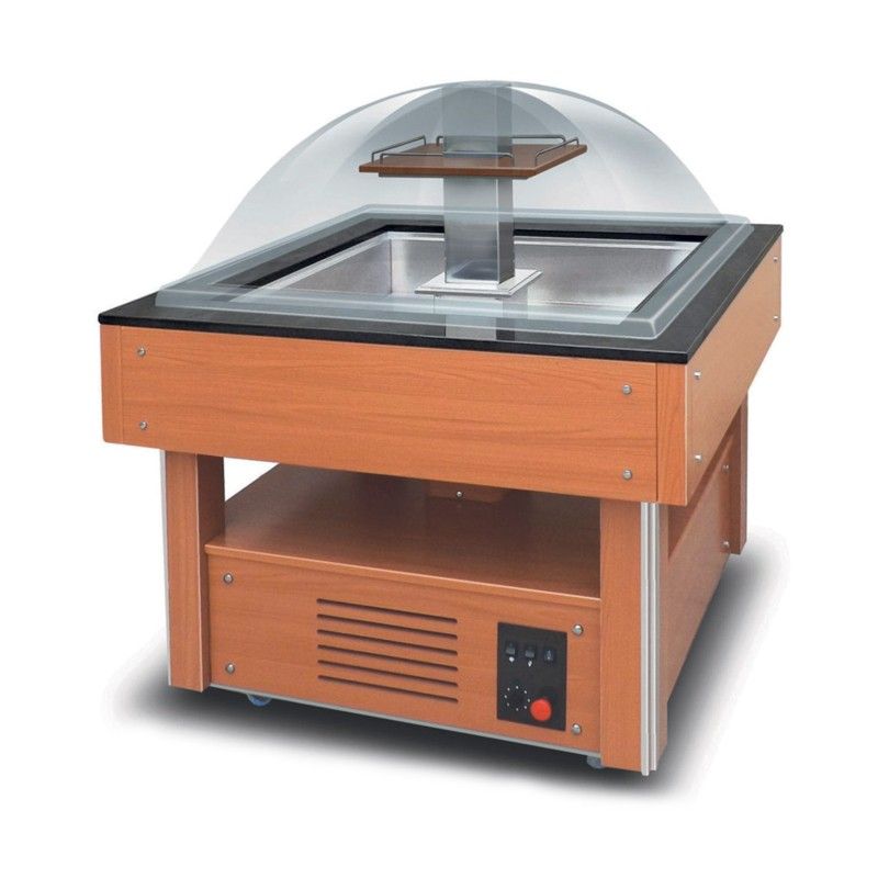 Meuble buffet réfrigéré carré - 4 bacs G 1/1