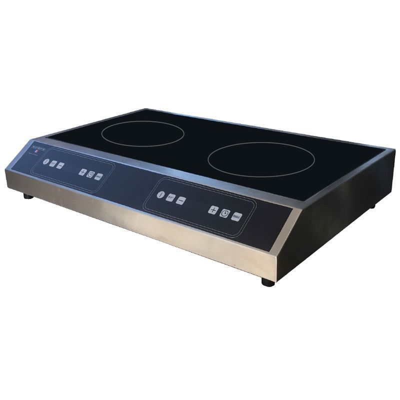 Induction posable double foyer - touches capacitives Induction posable double foyer - touches capacitives
