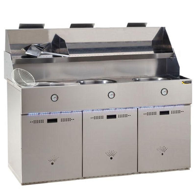 Friteuses à cuves rondes pour frites traditionnelles